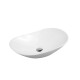 640*370*150mm Bathroom Oval Above Counter Gloss White Ceramic Wash Vessel Basin 640*370*150mm Bathroom Oval Above Counter Gloss White Ceramic Wash Vessel Basin